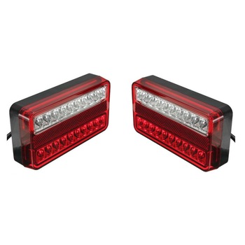 Set 2 Led Lampi Stop Auto Flexzon, 4 Functii, pentru Masina, Remorca, Camion, Trailer, 12-24V Set 2 Led Lampi Stop Auto Flexzon, 4 Functii, pentru Masina, Remorca, Camion, Trailer, 12-24V