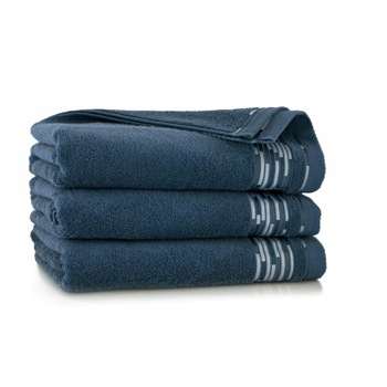 Prosop baie GRAFIK, Zwoltex 70x140, 100% bumbac egiptean, indigo Prosop baie GRAFIK, Zwoltex 70x140, 100% bumbac egiptean, indigo