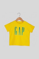 gap tricou cu decolteu la baza gatului si imprimeu logo galbenverde 110 cm standard imagen 49_0_
0
