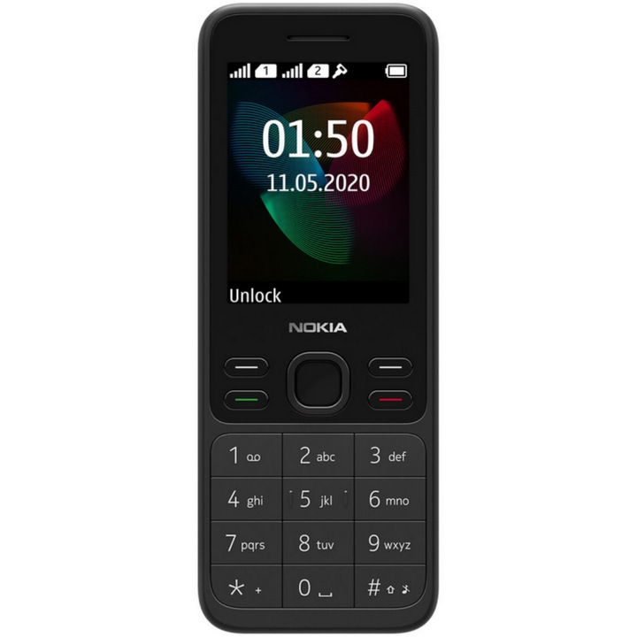 Мобилен телефон Nokia 150 (2020), Dual Sim, Black