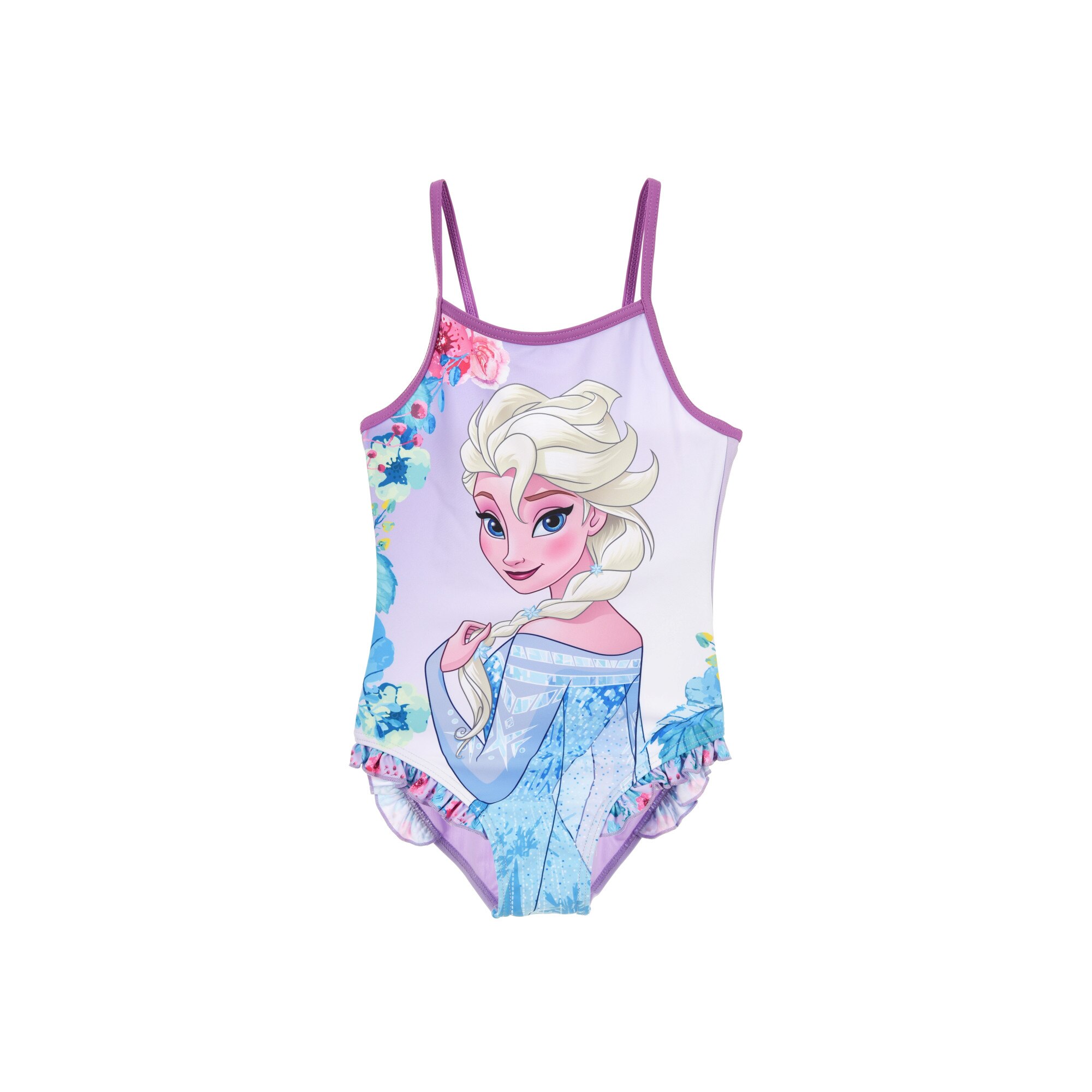Costum de baie Disney Frozen Elsa, lila
