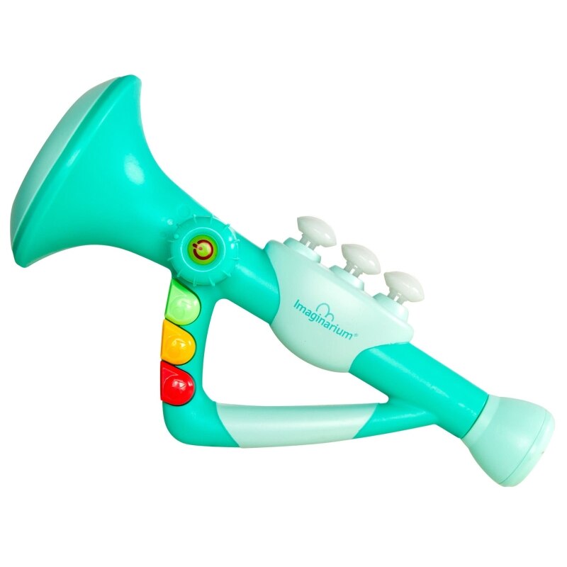 Trompeta muzicala, Imaginarium, Baby Sound Trumpet, Verde , cu sunete si lumini , 1-3 ani