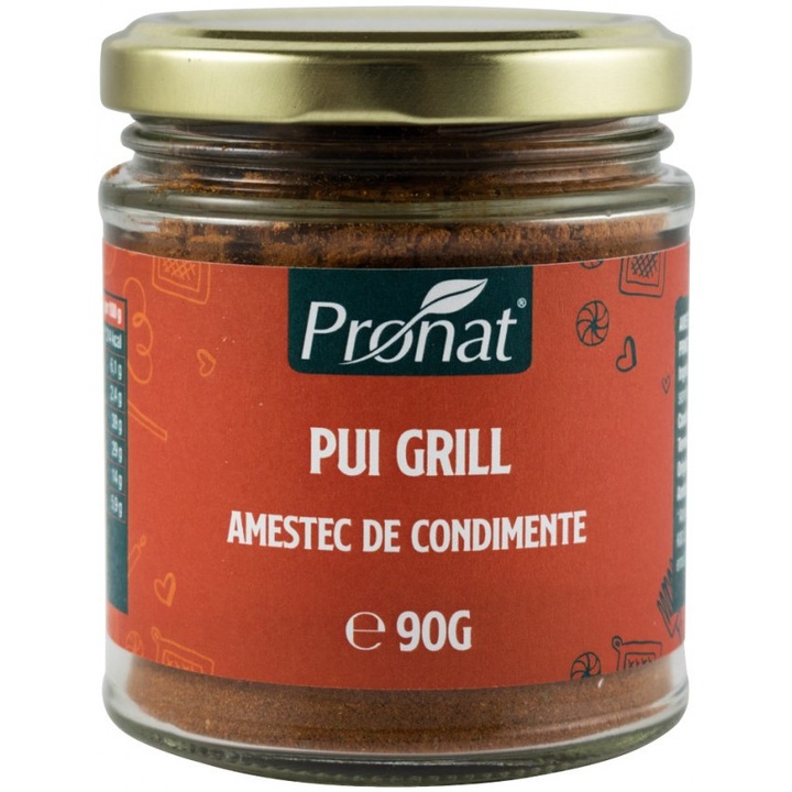 Amestec de condimente pentru pui la grill, Pronat 90g