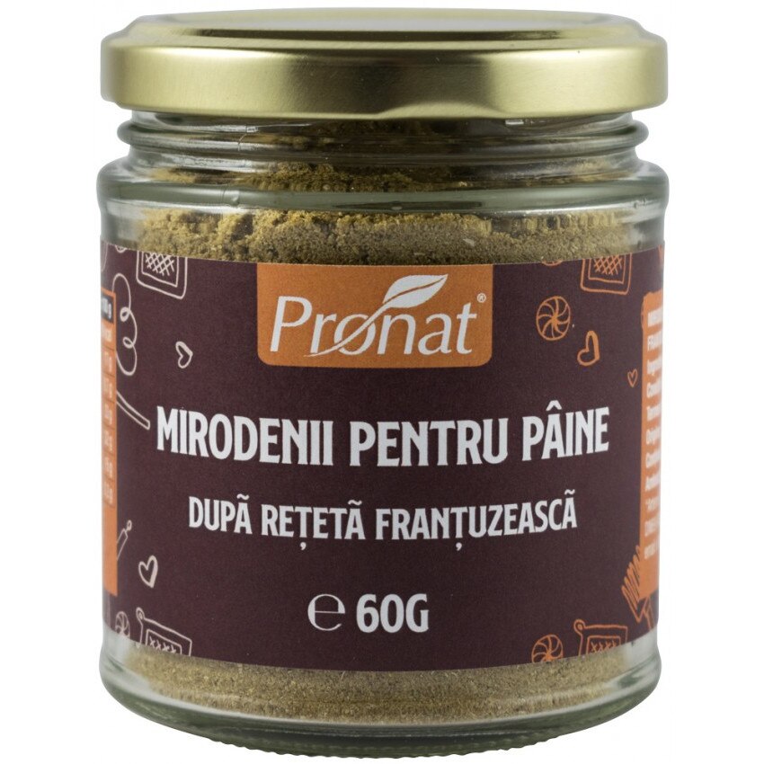 Mirodenii pentru paine dupa reteta frantuzeasca Pronat 60g