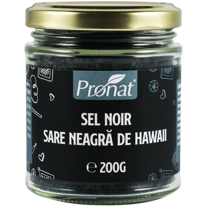 Sare neagra de hawaii Pronat 200g