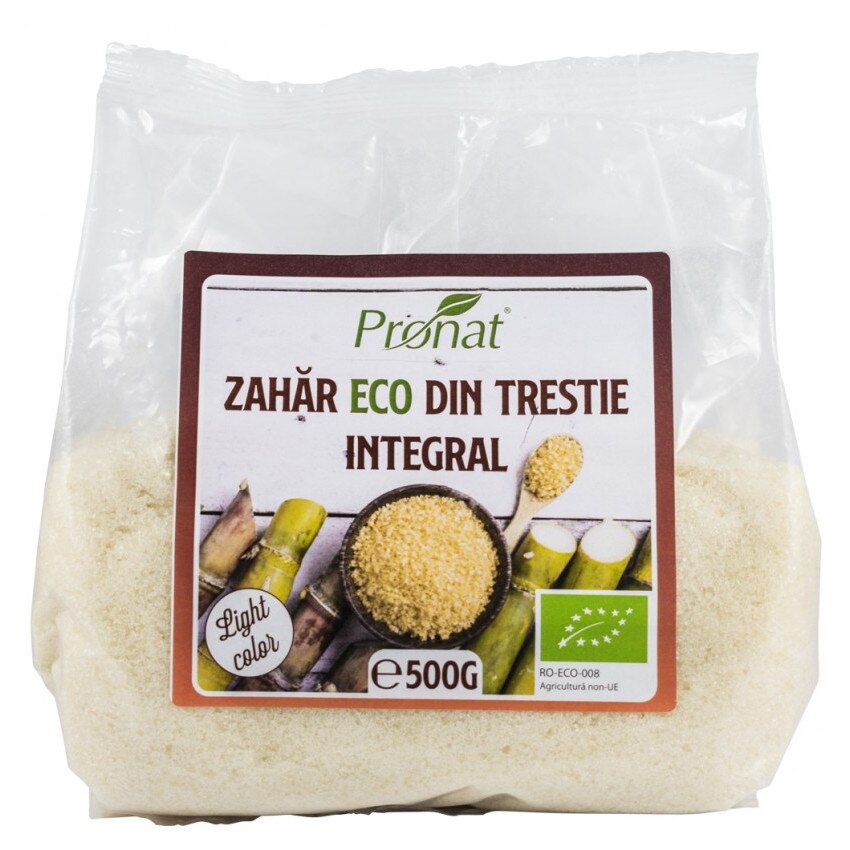 Zahar bio integral din trestie, Pronat 500g