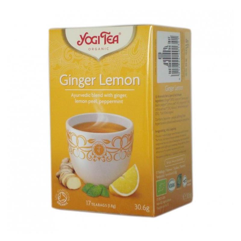 Ceai Bio Ghimbir si Lamaie Yogi Tea 30.60gr