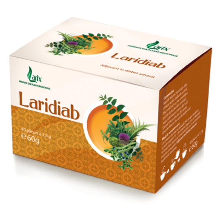 Laridiab Larix tea, 40 tasak