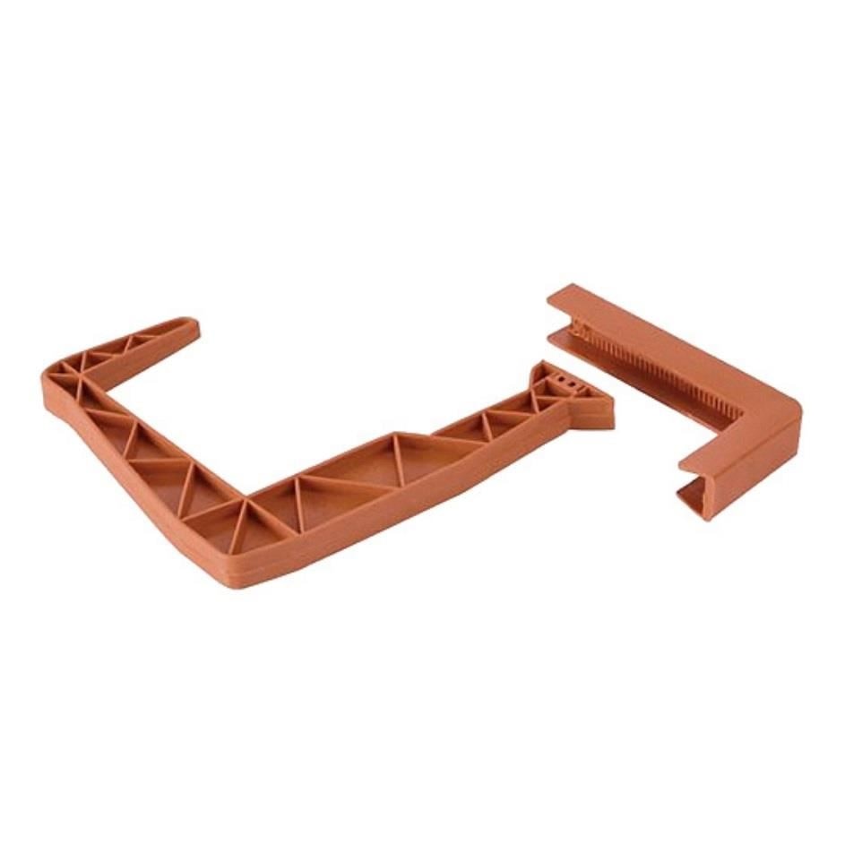 Set suport pentru flori Strend Pro HANGPLAST 200/250 mm, Terakota