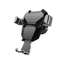 suport auto gravity telefon clema ventilatie auto stand fara magne pentru iphone samsung huawei xiaomi gri imagen 24_0_
0