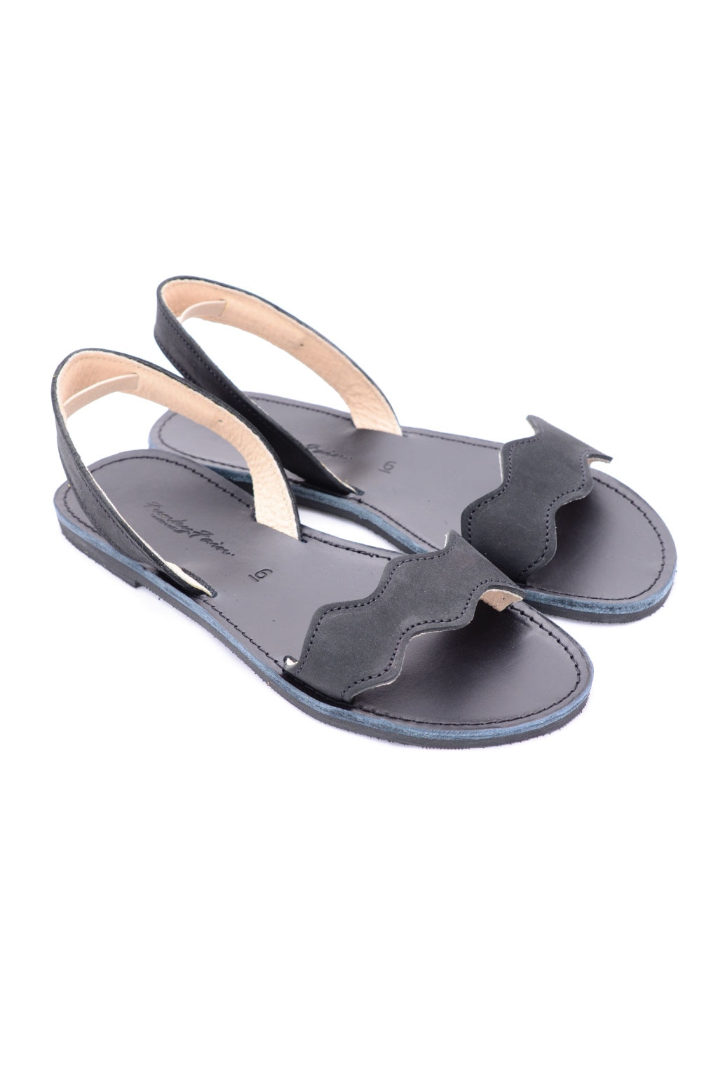 Sandale dama piele naturala FUNKY VIBE, Negru