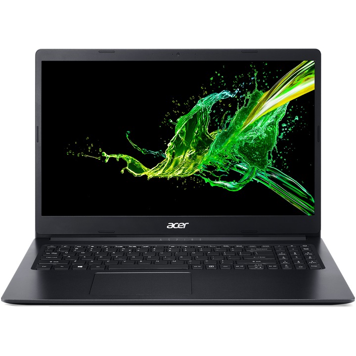 Laptop, Acer, Aspire 3, 15.6", 8GB, 256 GB, SSD, Negru