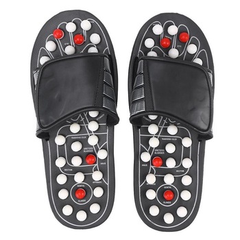 Papuci speciali pentru masaj reflexoterapeutic in talpi, presopunctura, detensionare si relaxare, inchidere cu arici, marime 41/43 Papuci speciali pentru masaj reflexoterapeutic in talpi, presopunctura, detensionare si relaxare, inchidere cu arici, marime 41/43