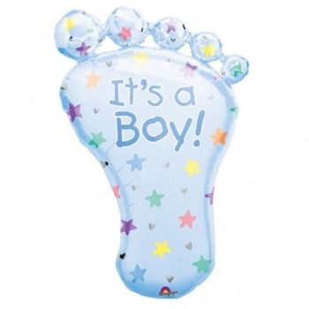 Balon folie, in forma de talpa, It's a boy Balon folie, in forma de talpa, It's a boy