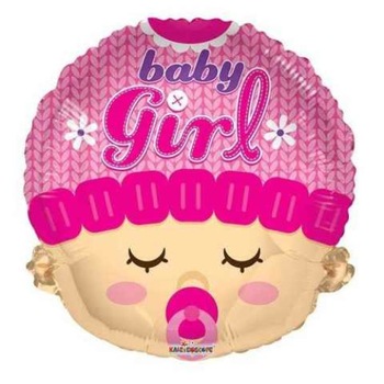 Balon folie, figurina, Baby Girl Balon folie, figurina, Baby Girl