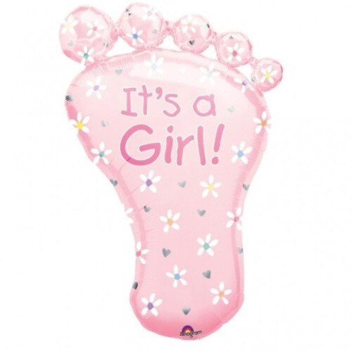 Balon folie, in forma de talpa, It's a girl
