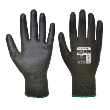 Manusi PU Palm (cutie cu 480 perechi), Negru, M Manusi PU Palm (cutie cu 480 perechi), Negru, M