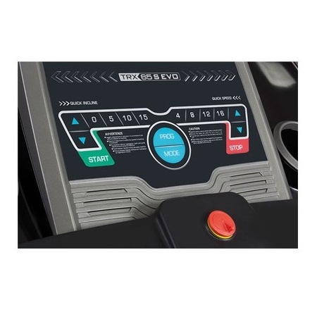 Banda Alergare TOORX TRX 65 S Evo, Motor 4 CP, Centura piept puls inclusa, Greutate utilizator 130 Kg, Inclinatie 14%, Viteza 20 km/h, Suprafata de alergare 142 x 50 cm, Garantie pe viata cadru metalic, Garantie motor 3 ani