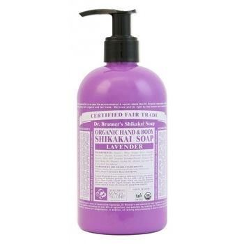 Sapun lichid cu pompa Dr. Bronner Shikakai LAVANDA , 355 ml Sapun lichid cu pompa Dr. Bronner Shikakai LAVANDA , 355 ml