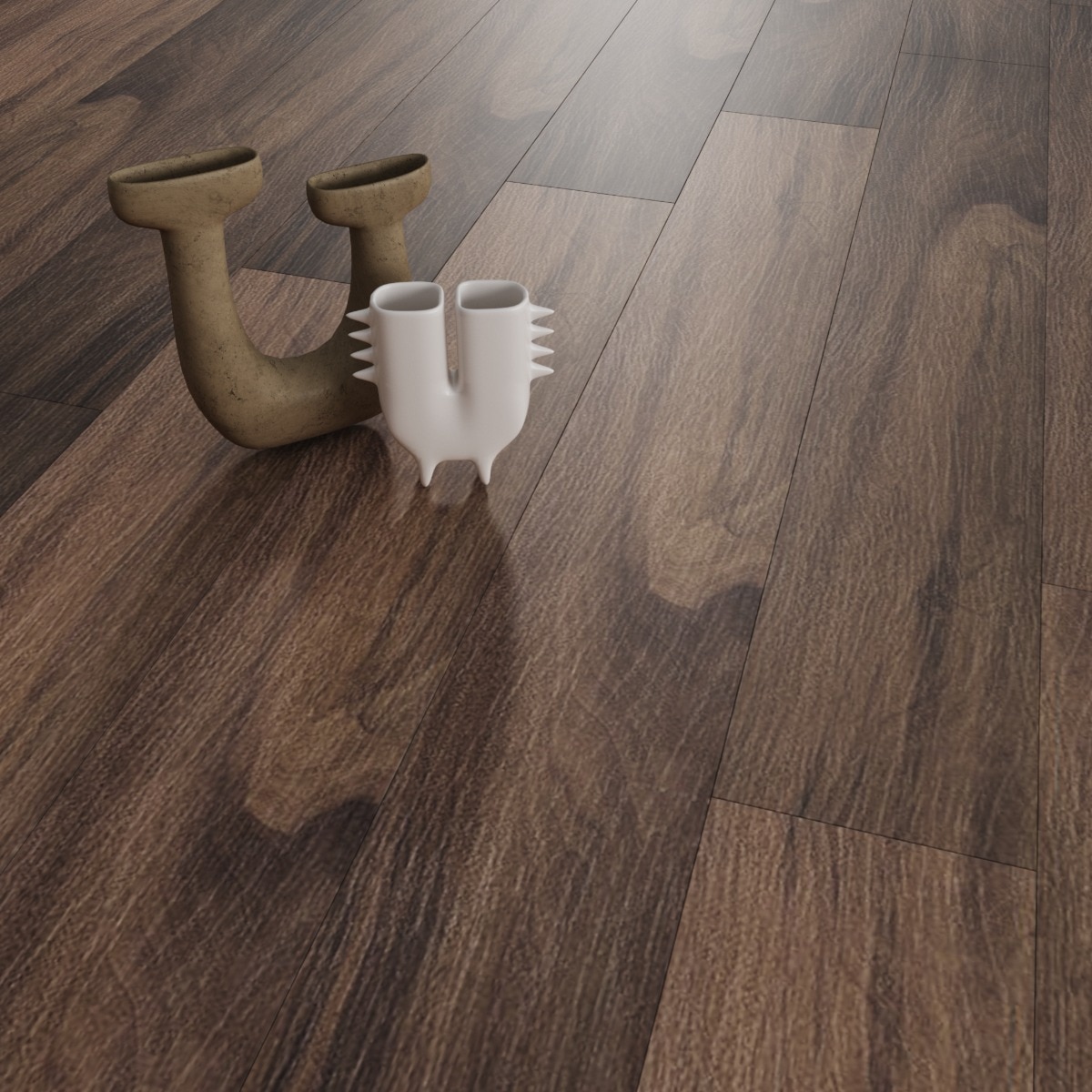 solol wood(walnut） Parchet laminat Wood Noyer Walnut, 10mm, clasa 32, AC4, maro