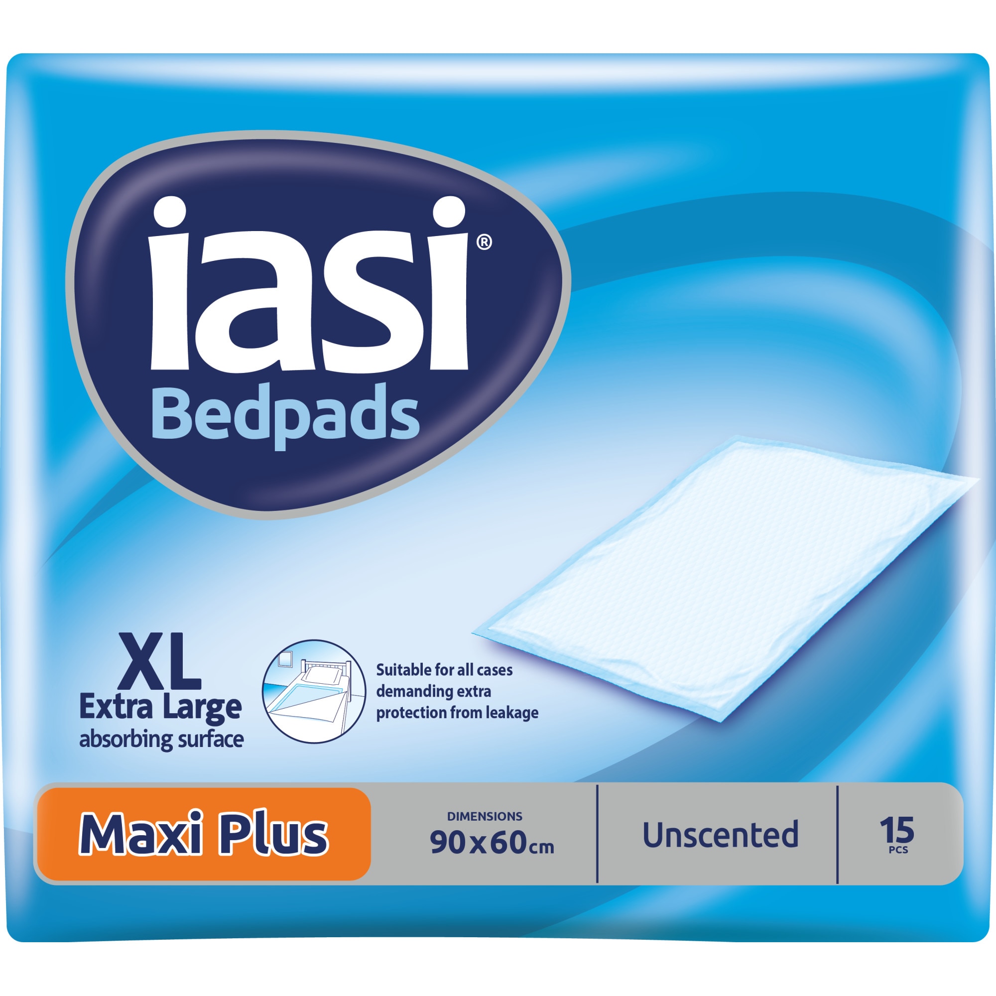 Aleze igienice de protectie iasi Bedpads Maxi plus XL 90x60cm 15buc