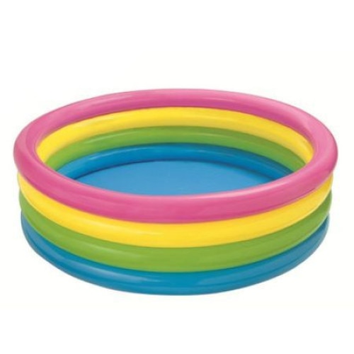 Piscina gonflabila copii cu 4 camere de aer, 168x46cm, supape duble 780L