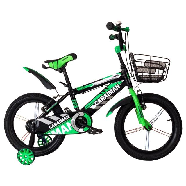 unknown arrive Link Bicicleta 16" Go Kart Caraiman pentru copii 3-6 ani, cosulet, roti  ajutatoare, culoare verde - eMAG.ro