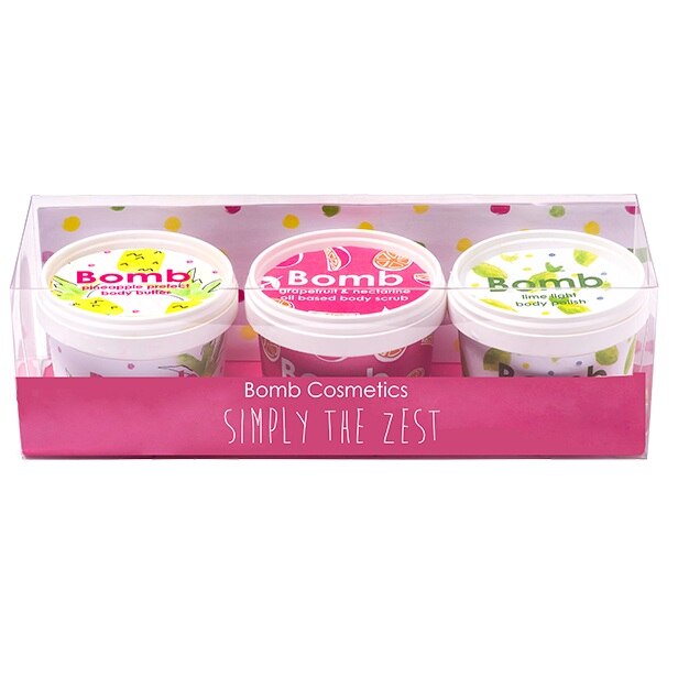 Set cadou Trio Simply The Zest, Bomb Cosmetics