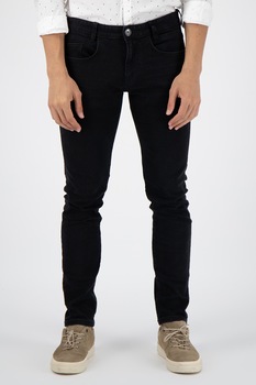 Tom Tailor, Blugi slim fit Troy, Negru, W32-L34 Tom Tailor, Blugi slim fit Troy, Negru, W32-L34