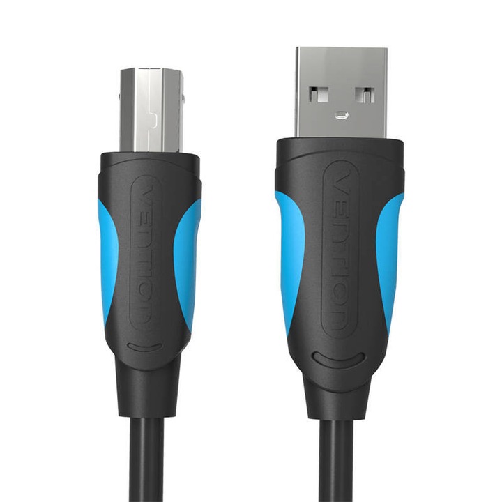 USB2.0 A - USB-B nyomtatókábel Vention VAS-A16-B200 2 m Fekete