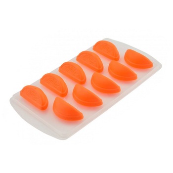 Forma portocale pentru cuburi de gheata, silicon, 22x11x2,5cm Perfect Home Forma portocale pentru cuburi de gheata, silicon, 22x11x2,5cm Perfect Home