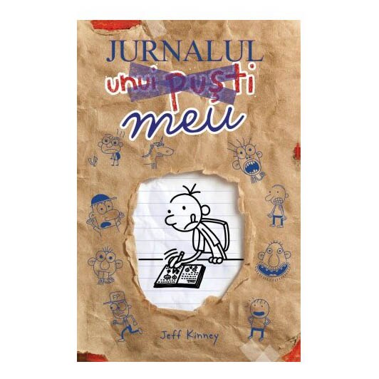Jurnalul unui pusti. Jurnalul meu [cartonat], Jeff Kinney