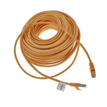 Cablu ecranat FTP, Lanberg 42796 cat.5e, mufat 2xRJ45, lungime 30m, AWG 26, 100 MHz, de legatura retea, ethernet, portocaliu Cablu ecranat FTP, Lanberg 42796 cat.5e, mufat 2xRJ45, lungime 30m, AWG 26, 100 MHz, de legatura retea, ethernet, portocaliu