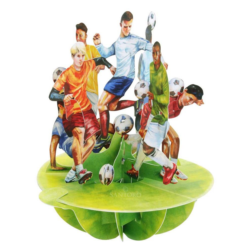 Felicitare 3D Santoro Piruettes - Soccer