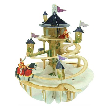 Felicitare 3D Santoro Piruettes - Princess Tower Felicitare 3D Santoro Piruettes - Princess Tower