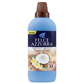 Balsam de rufe concentrat Felce Azzurra cocco & tiare 24 spalari 600ml Balsam de rufe concentrat Felce Azzurra cocco & tiare 24 spalari 600ml