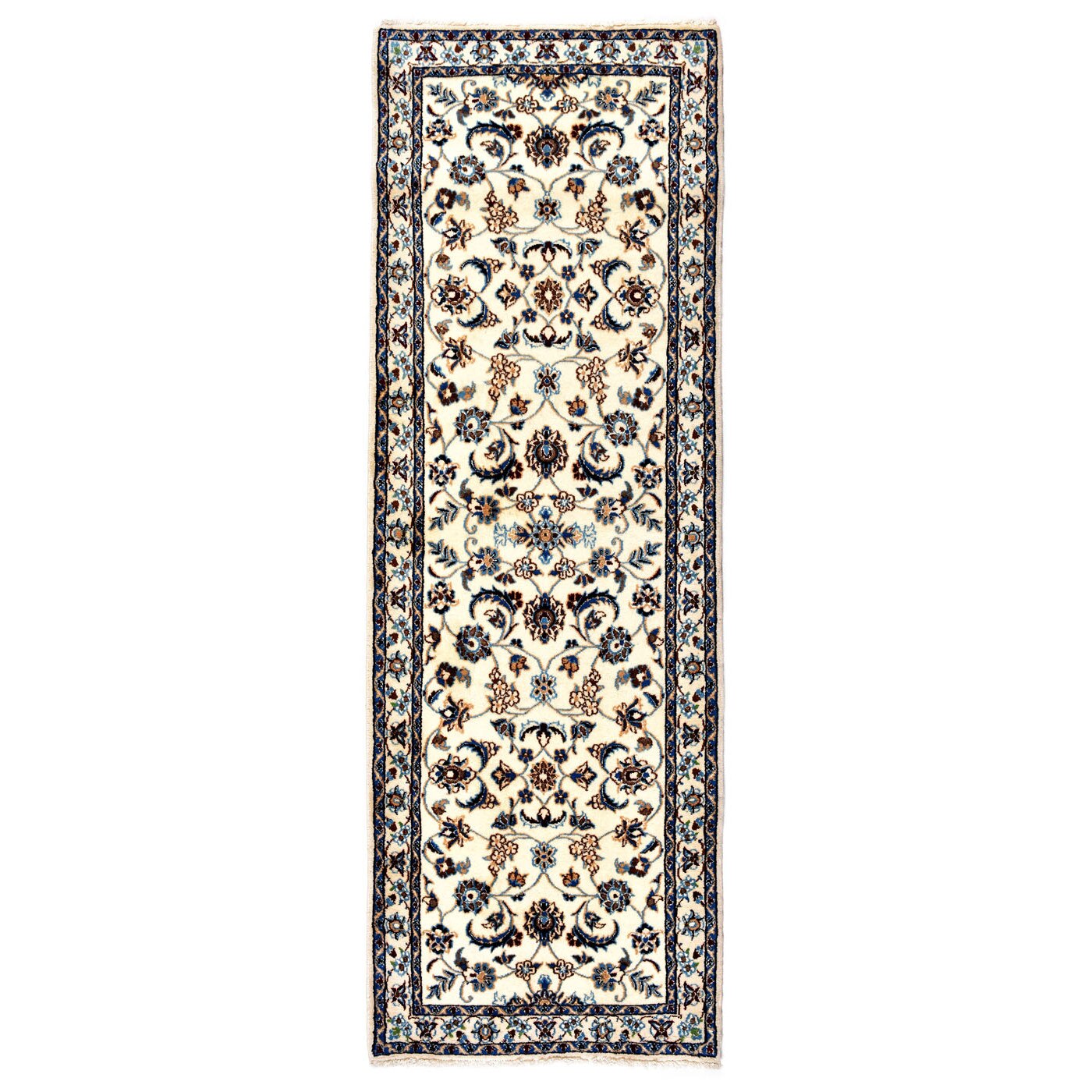 Covor Persan Naein Traversa,Manual ,Lana cu Matase, Size 210 x 70