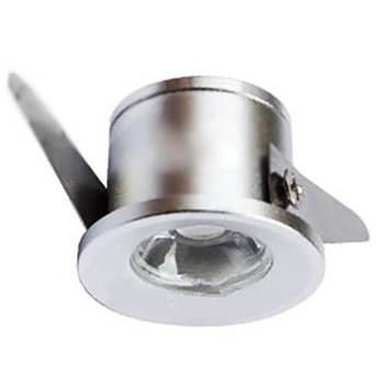 Spot LED incastrabil 1W mini rotund lumina Alb rece Spot LED incastrabil 1W mini rotund lumina Alb rece