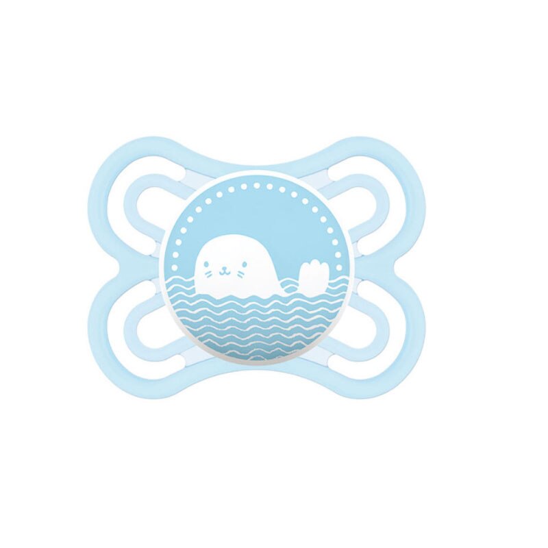 Suzeta ortodontica din silicon MAM Perfect 712760, Albastru 0+ luni