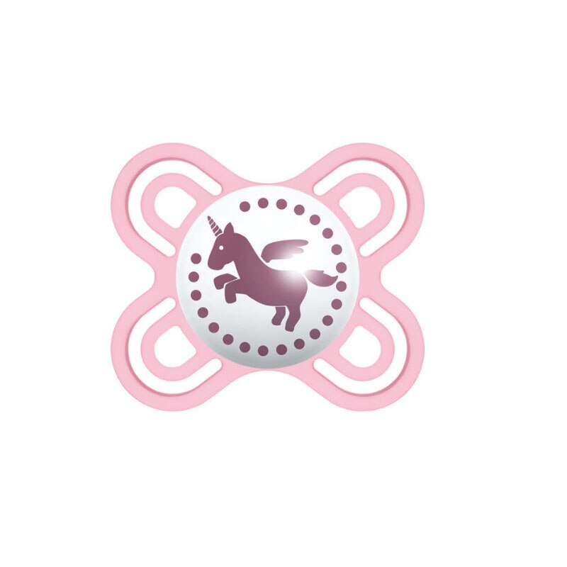 Suzeta anatomica din silicon MAM Perfect Start 712531, Roz 0-2 luni