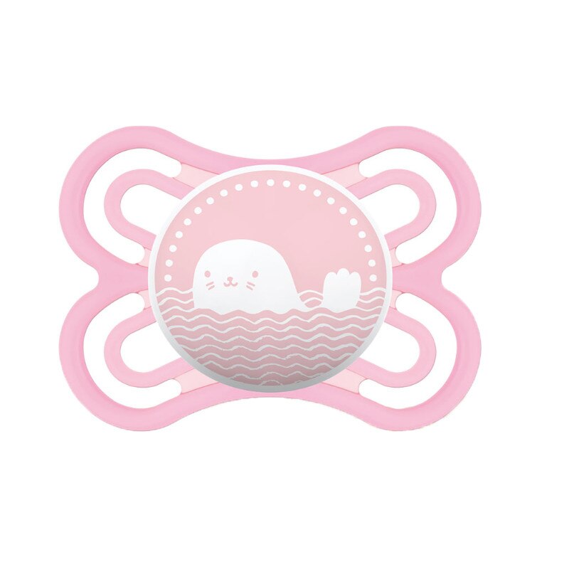 Suzeta ortodontica din silicon 0+ luni MAM Perfect 712777, Roz