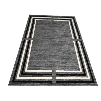 Covor TWIST 133 x 190 1904A Gri/Negru Covor TWIST 133 x 190 1904A Gri/Negru