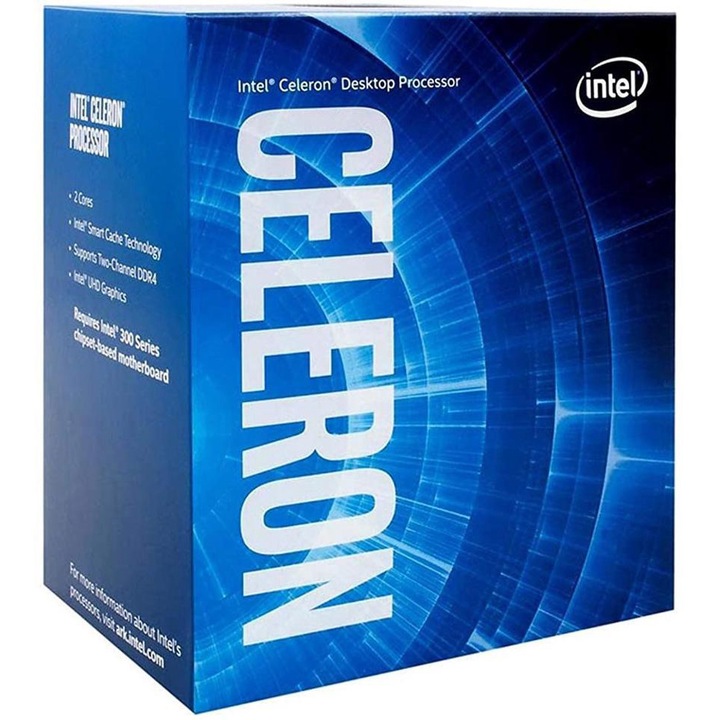 INTEL Celeron G5905 Processzor, S1200, 3,5GHz, 512kB L2 Cache, 4MB L3, BOX