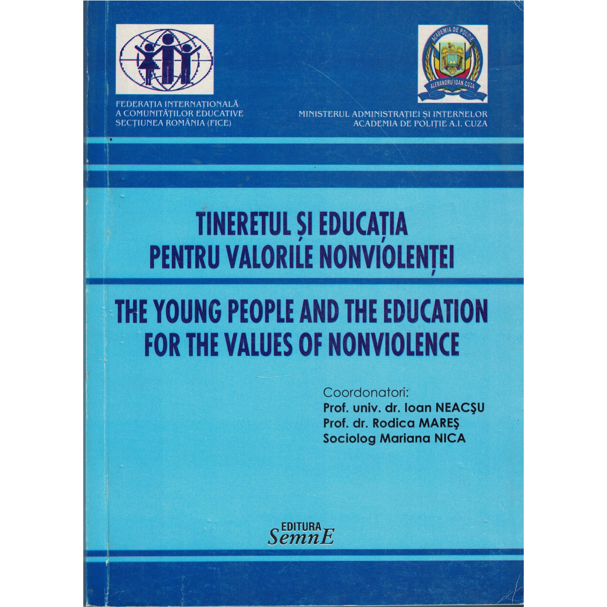 Tineretul si educatia pentru valorile nonviolentei - Ioan Neacsu