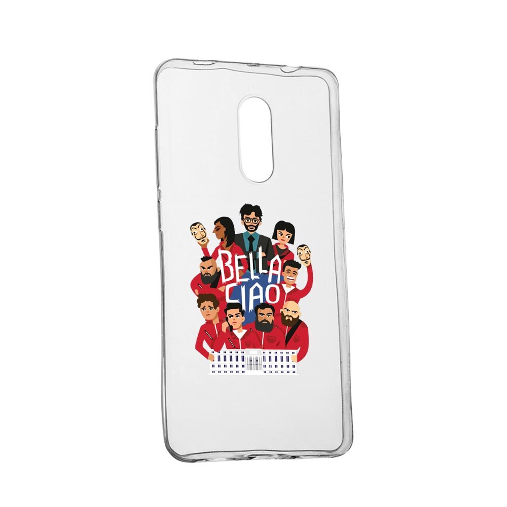Husa La Casa De Papel - Bella Ciao, pentru LG K40, rezistenta la uzura, anti-alunecare, din silicon Premium, 718
