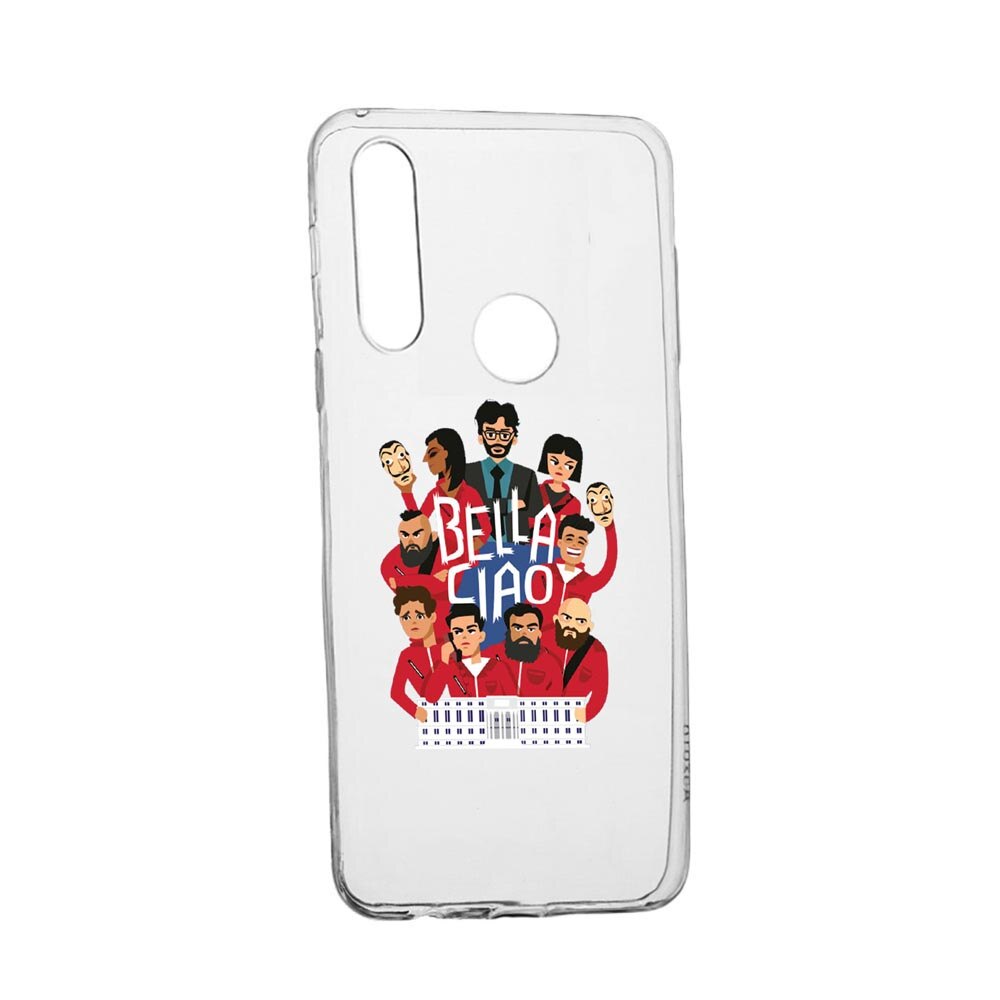 Husa La Casa De Papel - Bella Ciao, pentru Huawei Honor 20 Lite, rezistenta la uzura, anti-alunecare, din silicon Premium, 718