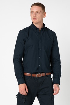 Ben Sherman, Camasa cu guler fixat cu nasturi, Bleumarin Ben Sherman, Camasa cu guler fixat cu nasturi, Bleumarin