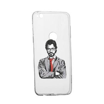 Husa La Casa De Papel, pentru Huawei P9 Lite 2017/P8, rezistenta la uzura, anti-alunecare, din silicon Premium, 712 Husa La Casa De Papel, pentru Huawei P9 Lite 2017/P8, rezistenta la uzura, anti-alunecare, din silicon Premium, 712