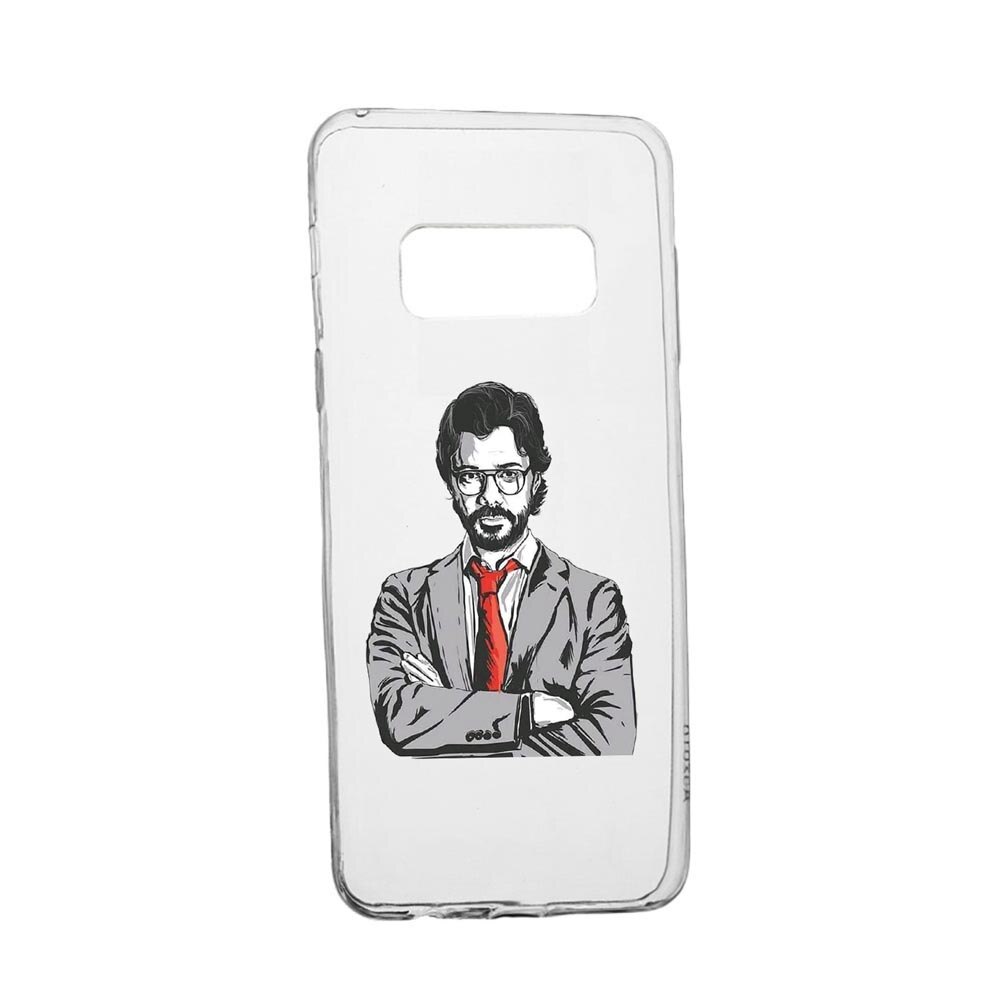 Husa La Casa De Papel, pentru Samsung Galaxy S10 Plus, rezistenta la uzura, anti-alunecare, din silicon Premium, 712