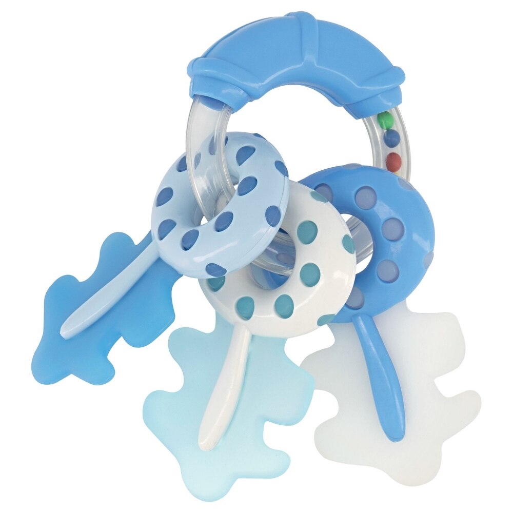 Jucarie pentru dentitie Rattle Keys Blue